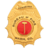 Bureau Fire Wash. CO. badges