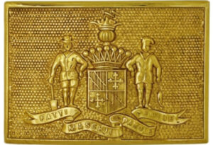 MARYLAND STATE CREST<BR/> BUCKLE B-4020<br />TO FIT 1-3/4" BELT