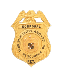 OORPORAL RESOURCES POLICE MARYLAND (RET.) Badges
