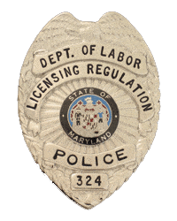 DEPT. OF LABOR Licensing Regulation Police 324 Badges