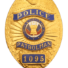 POLICE PATROLMAN 1095 Badges