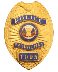 POLICE PATROLMAN 1095 Badges
