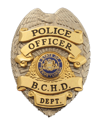 Police Officer B.C.H.D. Badges