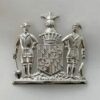 hat badge Maryland crest