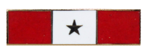 Police Badge with Three Stars Design