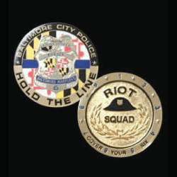 Police Challenge Coins Design