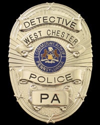 A-9006, Custom Oval Badge for Police