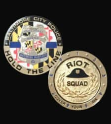 BPD "HOLD THE LINE" Challenge Coin