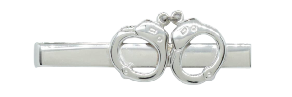 TIE BAR, 2-3/8" W/ HANDCUFFS