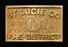 ST LUCIE COUNTY BELT BUCKLE