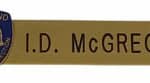 department of corrections name plate