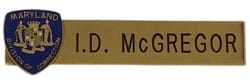 department of corrections name plate