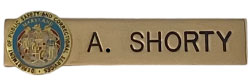 DEPARTMENT OF PUBLIC SAFETY NAME PLATE