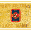 FORT DETRICK GOLD BUCKLE