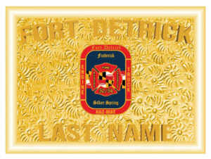 FORT DETRICK GOLD BUCKLE