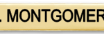 Montgomery fire name badge