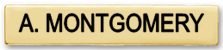 Montgomery fire name badge