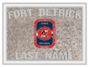 FORT DETRICK FIRE BELT BUCKLE