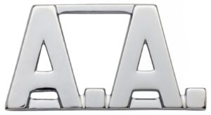 Collar Letter, 1/2" - A.A. <br /> (Sold per piece, NOT per pair)