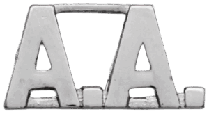 Collar Letter, 1/2" - A.A. <br /> (Sold per piece, NOT per pair)