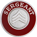 2 pc title collar device - sergeant