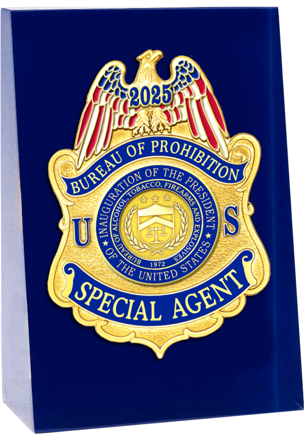 2025 ATF Inaugural badge in embedment