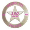 balto co 150th pink anniversary badge for breast cancer awarness