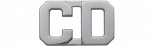 Collar Letter, 1/2" - CD <br /> (Sold per piece, NOT per pair)
