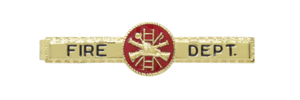 TIE BAR, 2-3/8" W/ ENAMEL SEAL <BR /> FIRE / (SEAL) / DEPT