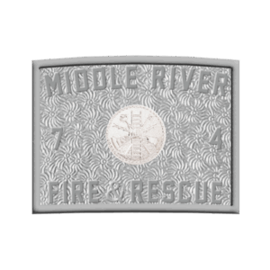 BUCKLE B4006-FD<br />MIDDLE RIVER FIRE & RESCUE<br />TO FIT 1-3/4" BELT
