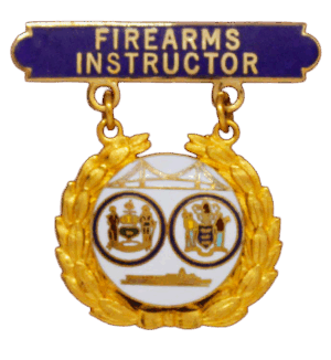 SA-Firearms Instructor<br />Raised Lettering with Enamel