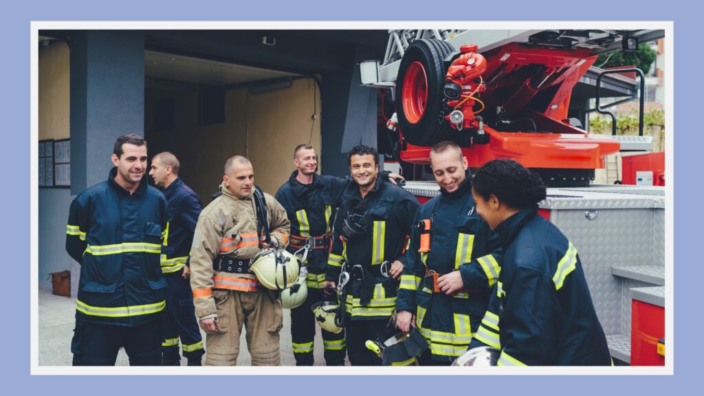challenge coins for a fire department
