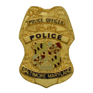 Lapel Pin - BDP <BR /> BALTIMORE CITY POLICE BADGE