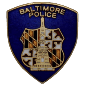 Lapel Pin - S126<BR /> BALTIMORE CITY POLICE PATCH