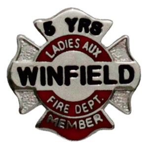 Maltese Pin - LADIES AUX / FIRE DEPT. / MEMBER