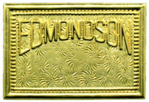 EDMONDSON WEB STYLE<BR/>BUCKLE B-4003<BR /> TO FIT WEB BELT
