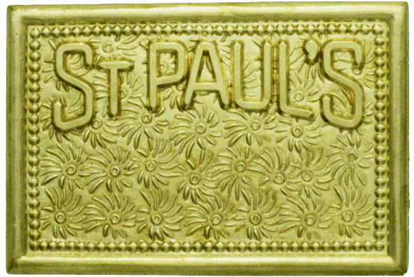 ST. PAUL'S WEB STYLE<BR/>BUCKLE B-4003<BR /> TO FIT WEB BELT