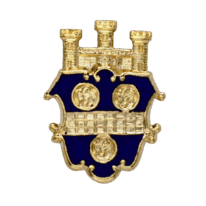 COLLAR DEVICE - 305E <BR />Pittsburg Crest<BR />(Sold per pair)