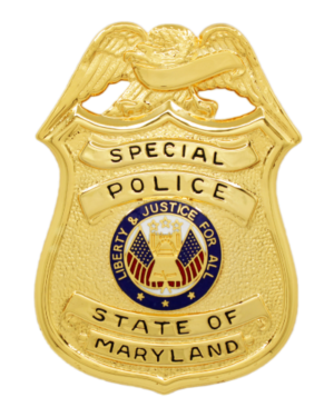 MARYLAND SPECIAL POLICE GOLD w/ EAGLE