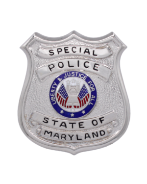 MARYLAND SPECIAL POLICE SILVER without EAGLE