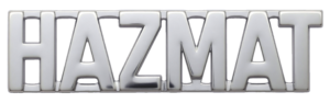 Collar Letter, 3/8" - HAZMAT <br /> (Sold per piece, NOT per pair)