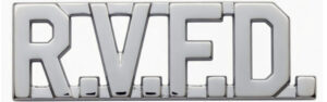 Collar Letter, 1/2" - R.V.F.D. <br /> (Sold per piece, NOT per pair)