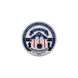 Anne Arundel County Police <BR/> 9/11 25th Anniversary Lapel Pin Rhodium