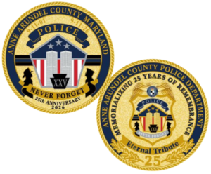 Anne Arundel County Police <BR/> 9/11 25th Anniversary Coin Two-Tone