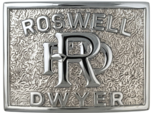 BUCKLE, SILVER, 4006, HOOK - ROSWELL